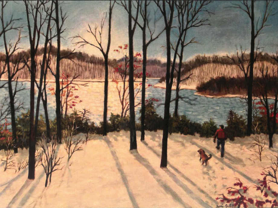 RCPL Art Collection - Winter Walk at Cave Run Lake