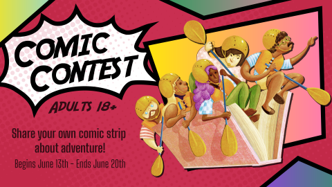 Virtual Comic Contest, June 13 through June 20, ages 18 and up