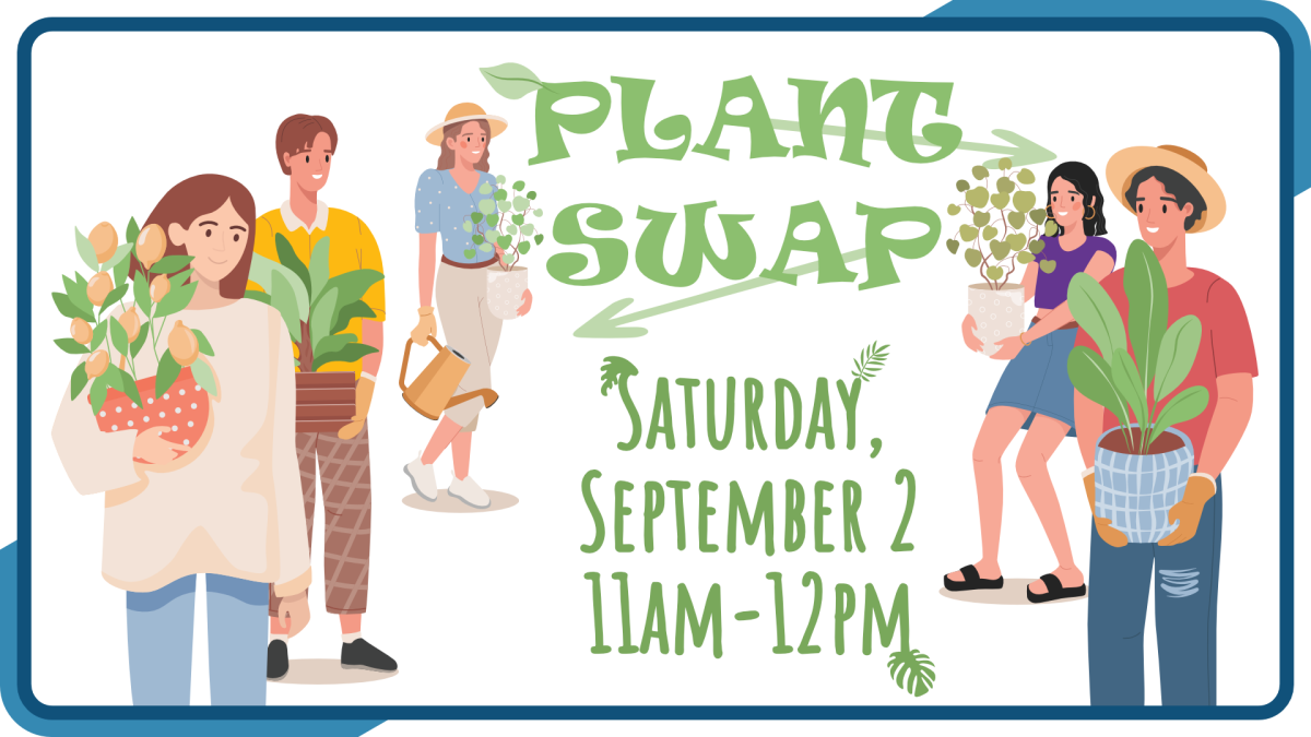 Plant Swap, September 2nd at 11am, intended for all ages